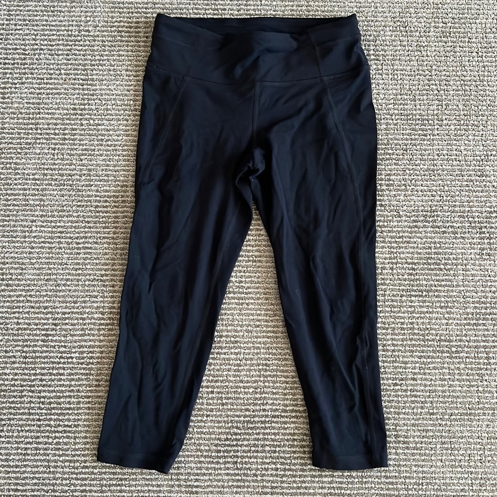 Prana black capri leggings size S